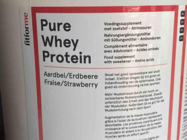 Pure Whey Protein, Strawberry by sryzzle | Uploaded by: sryzzle