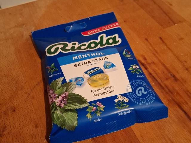 Ricola Menthol extra stark, ohne Zucker von buecherbine | Hochgeladen von: buecherbine