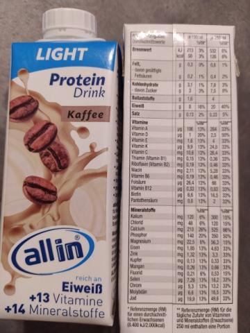 Light Protein Drink Kaffee, Eiweiß aus Milch von SanjaTaiKea | Hochgeladen von: SanjaTaiKea