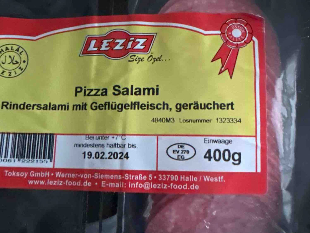 Pizza Salami, Rindersalami mit Geflügelfleisch von MagdalenaMaam | Hochgeladen von: MagdalenaMaamoul