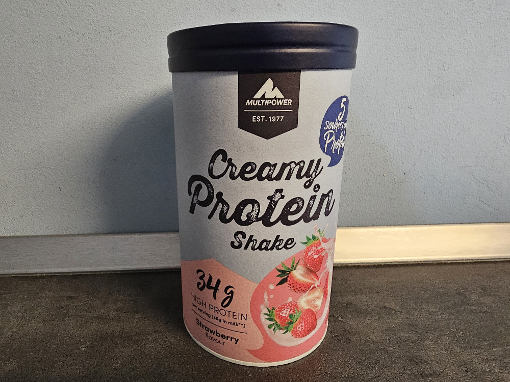 Creamy Protein Shake, Strawberry flavour von kathrinthen | Hochgeladen von: kathrinthen