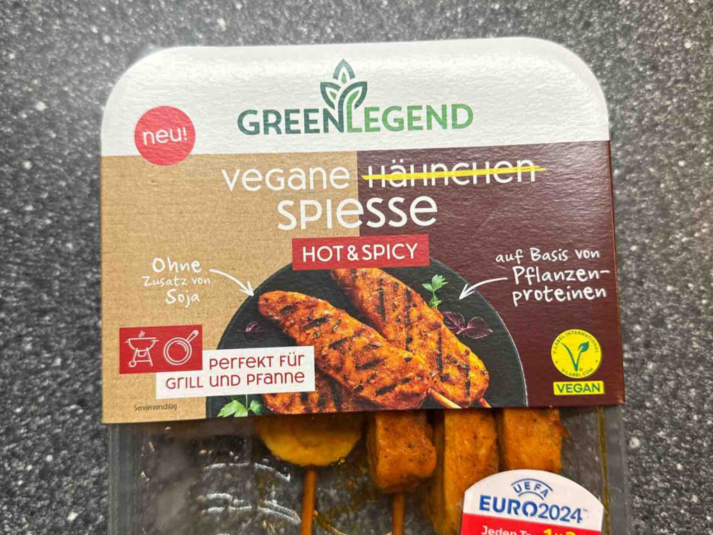 Vegane Hähnchen Spieße, ohne Zusatz von Soja by sustigan | Hochgeladen von: sustigan