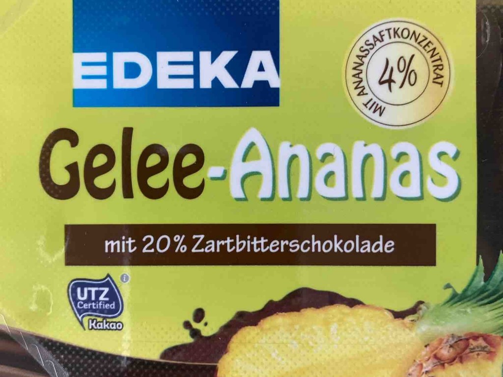 Confiserie - Gelee - Ananas - Ecken, in Zartbitter Schokolade vo | Hochgeladen von: Egre