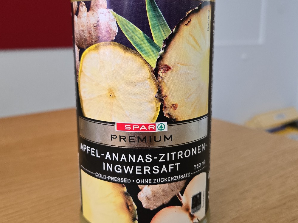 Apfel-Ananas-Zitronen-Ingwersaft, cold pressed Spar Premium 750m | Hochgeladen von: Dom-Nik Apfel-Ananas-Zitronen-Ingwersaft, cold pressed Spar Premium 750m | Hochgeladen von: Dom-Nik