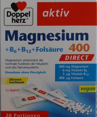 Doppelherz Magnesium aktiv 400, +B6 +B12 +Folsäure von S5masosi | Hochgeladen von: S5masosi