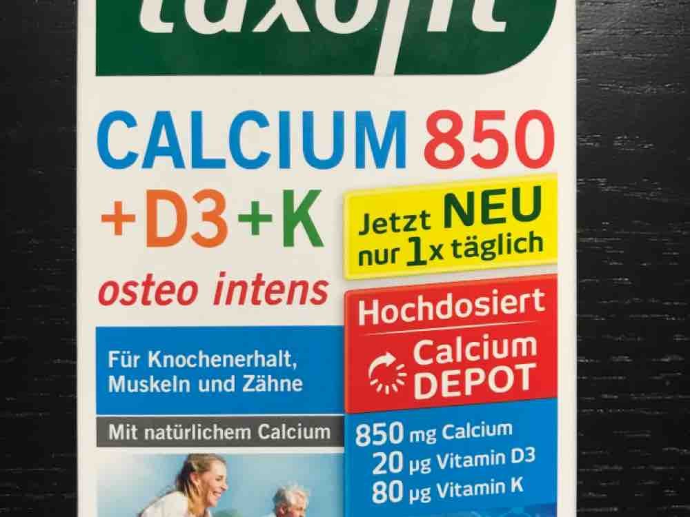 Calcium 850 + D3 + K, Tabletten von MadeleineZ. | Hochgeladen von: MadeleineZ.
