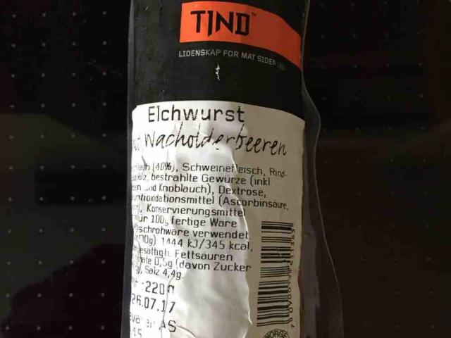 Elchwurst, mit Wacholderbeeren  von RBIron | Hochgeladen von: RBIron