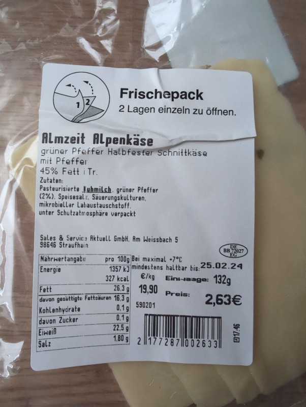 Alpenkäse grüner  Pfeffer von tanhem | Hochgeladen von: tanhem