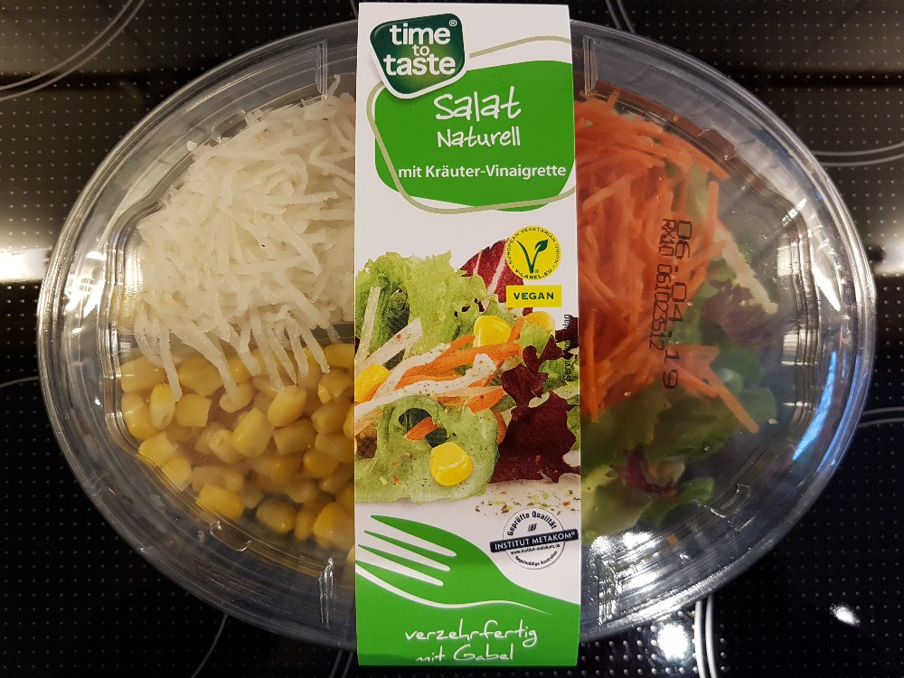 Salat Naturell mit Kräuter-Vinaigrette, vegan von Frankenkind | Hochgeladen von: Frankenkind