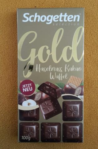 Schogetten Gold Haselnuss Kakao Waffel | Hochgeladen von: Moony