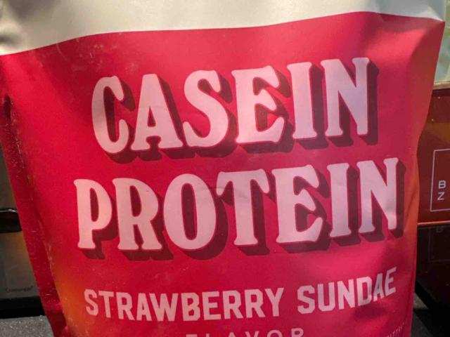 Casein Protein, Strawberry Sundae Flavor von nuts | Hochgeladen von: nuts