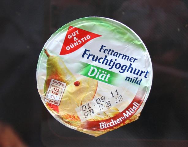 Fettarmer Fruchtjoghurt mild Diät, Bircher Müsli | Hochgeladen von: heikiiii