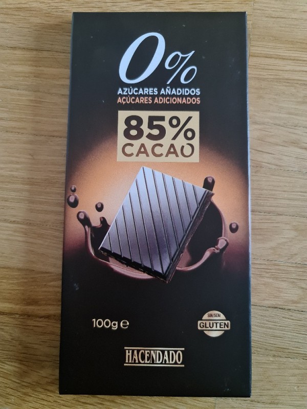 85% Cacao, 0% zugesetzer Zucker von SerNet | Hochgeladen von: SerNet