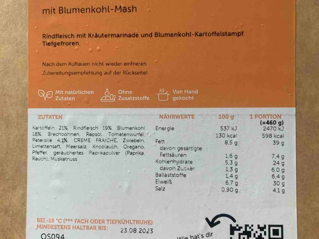 Beef Chimichurri, mit Blumenkohl-Mash von Galina85 | Hochgeladen von: Galina85