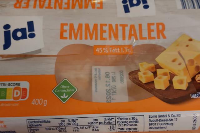 ja! Emmentaler, 45% i.Tr. von Freddy Bier | Hochgeladen von: Freddy Bier