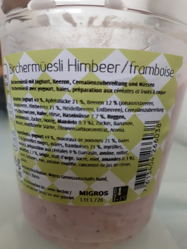 Birchermüsli Himbeer, joghurt 49% von jasminhager | Hochgeladen von: jasminhager