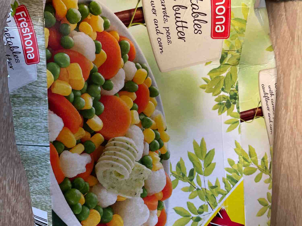 Freshona Vegetables with butter, with carrots, peas,cauliflower  | Hochgeladen von: Coachkiki