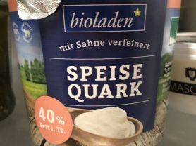 Speise Quark mit Sahne verfeinert 40% Fett, Quark | Hochgeladen von: CrossFitMone