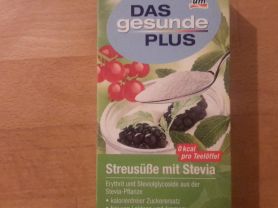 Stevia Streusüße (das Gesunde Plus), süß | Hochgeladen von: subtrahine