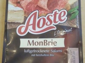 MonBrie,  - luftgetrocknete Salami (mit herzhaftem Brie) | Hochgeladen von: Götterwind