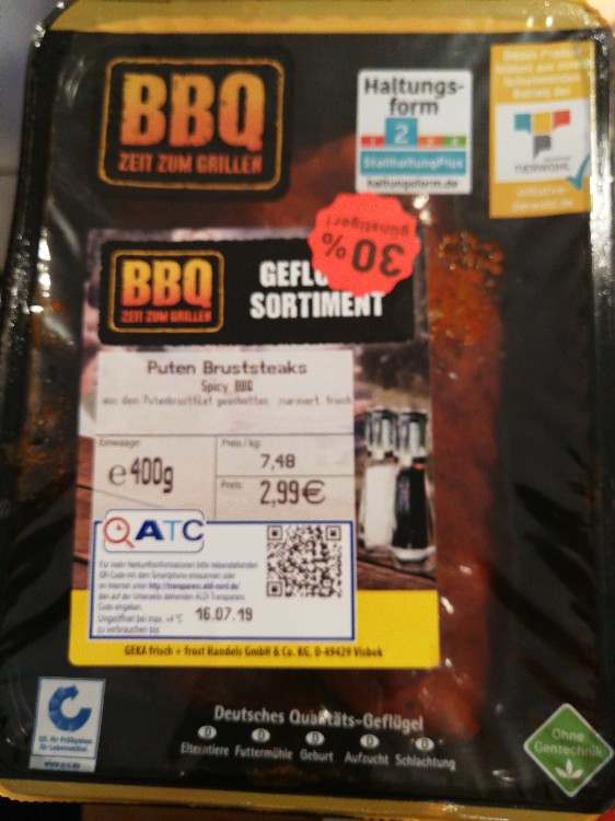 Puten Bruststeaks, Spicy BBQ von PR0TEIN93 | Hochgeladen von: PR0TEIN93