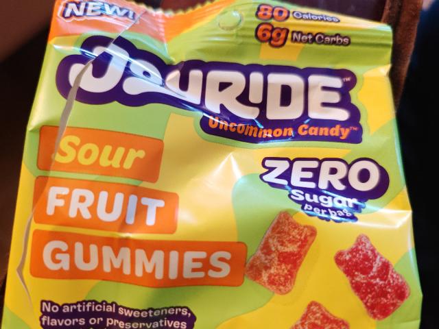 Joyride Sour Fruit Gummies, zero sugar by cannabold | Uploaded by: cannabold