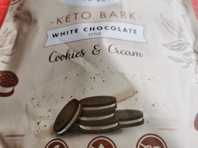 White Chocolate Keto Bark, Cookies&Cream by cannabold | Uploaded by: cannabold