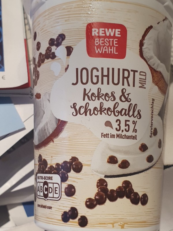 Joghurt Kokos & Schokoballs, 3,5% Fett im Milchanteil von An | Hochgeladen von: Andi60