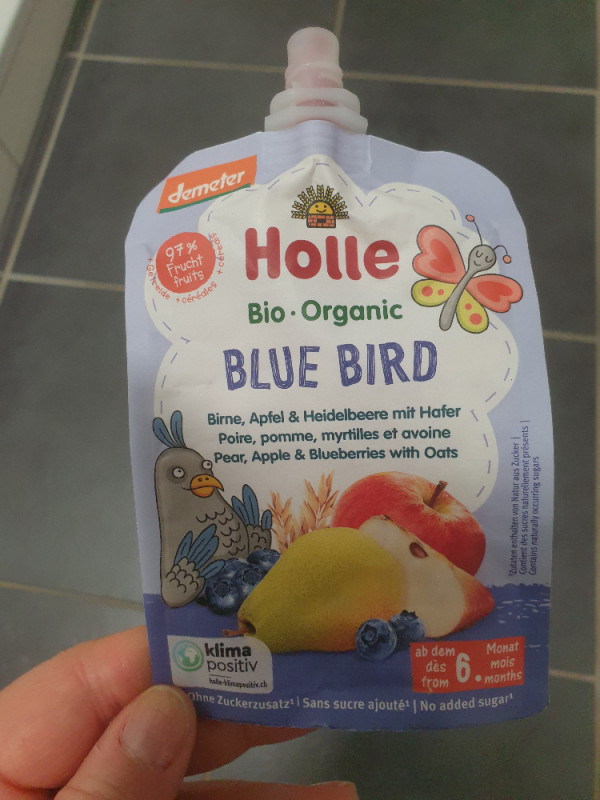 Blue Bird (Birne Apfel Heidelbeere mit Hafer) von Chonky_enby | Hochgeladen von: Chonky_enby