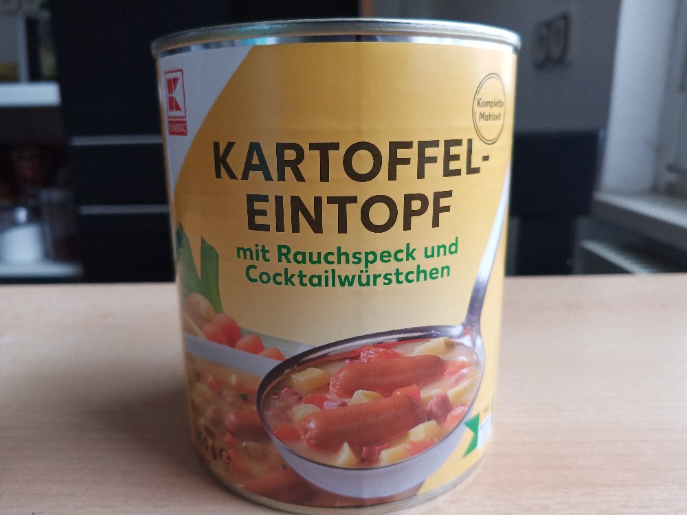 Kartoffel-Eintopf, mit Rauchspeck und Cocktailwürstchen von Toas | Hochgeladen von: Toastkarton