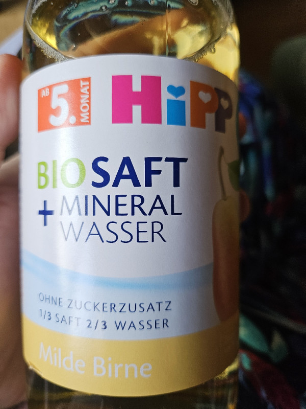 Hipp Biosaft Milde Birne von Natze | Hochgeladen von: Natze