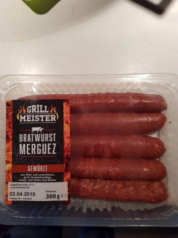 Bratwurst Merguez gewürzt, aus Rind und Lamm von aCharmedOne | Hochgeladen von: aCharmedOne