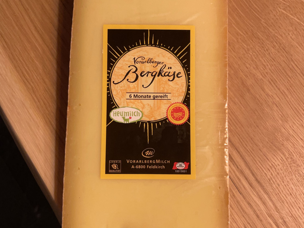 Bergkäse, Vorarlberger, 45% i.Tr. von AnnaWurnitsch | Hochgeladen von: AnnaWurnitsch