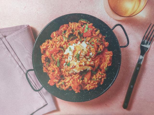 Griechischer Orzo-Salat mit grünen Oliven von Gigi0610 | Hochgeladen von: Gigi0610