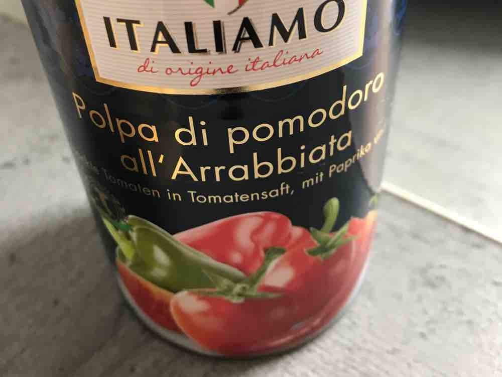 ITALIAMO Polpa di pomodoro Arrabbiata, Gehackte Tomaten Arrabbia | Hochgeladen von: Silkebettina