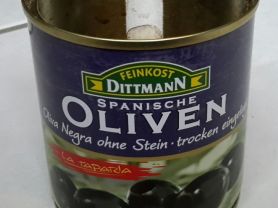 Spanische Oliven, Oliva Negra ohne Stein - trocken eingelegt | Hochgeladen von: sorong73