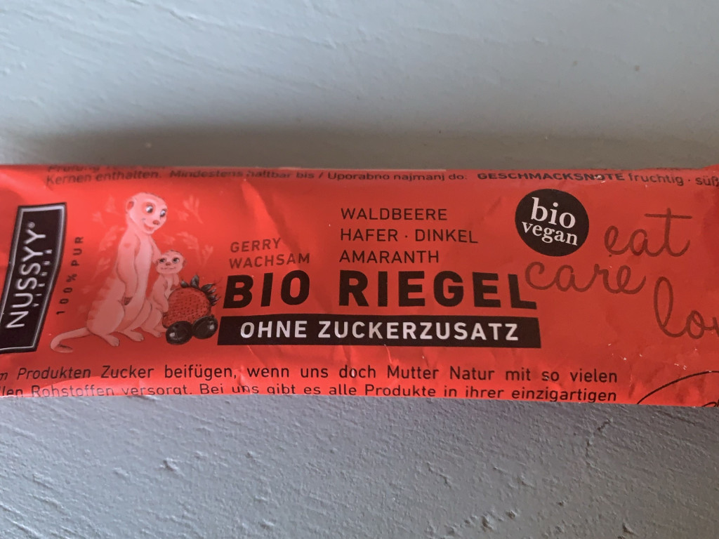 Nussyy Bio Riegel Waldbeere Hafer Dinkel Amaranth von Gloria84 | Hochgeladen von: Gloria84