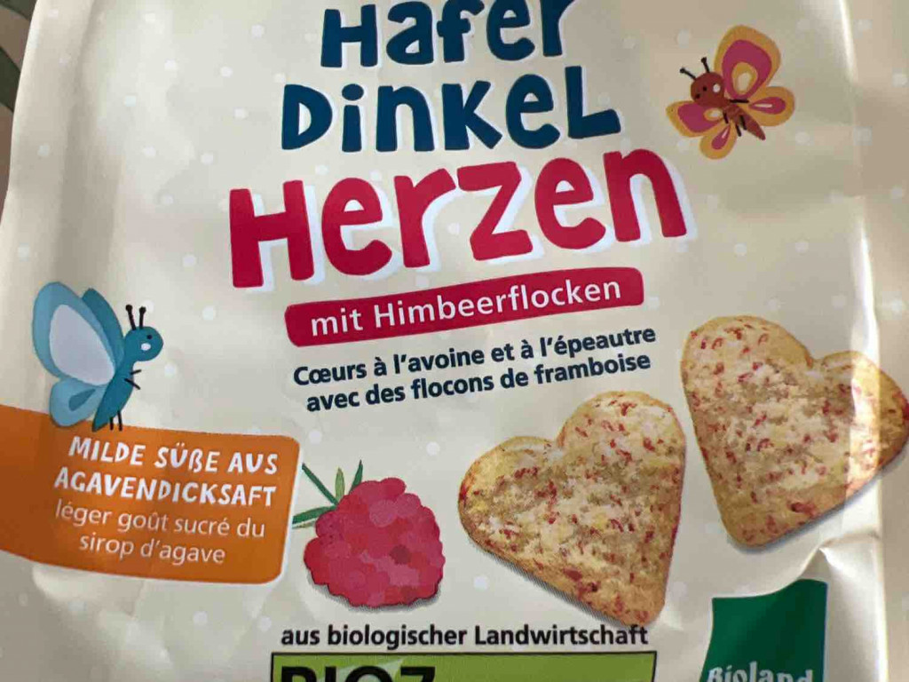 Hafer Dinkel Herzen, Mit Himbeerflocken von Silby | Hochgeladen von: Silby