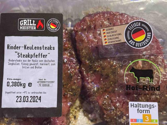 Rinder-Keulensteaks „Steakpfeffer“, Lidl von JakobKoe | Hochgeladen von: JakobKoe