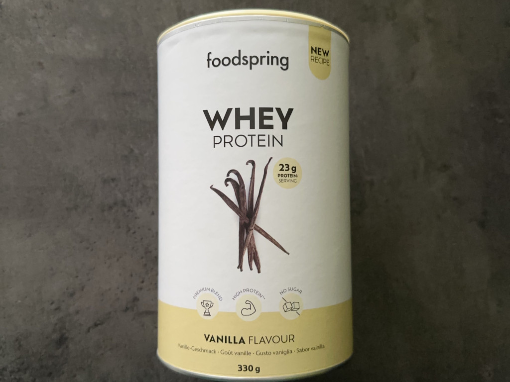 Foodspring Whey Protein, Vanille von Dori270780 | Hochgeladen von: Dori270780