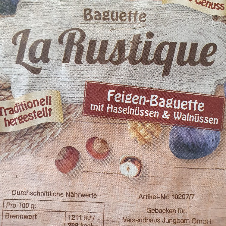 La Rustique Baguette, Mit Feigen,  Haselnüssen, Walnüssen von Ho | Hochgeladen von: Horst L.
