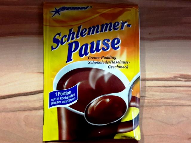 Schlemmer-Pause Creme-Pudding Schokolade/Haselnuss-Geschmack | Hochgeladen von: cucuyo111