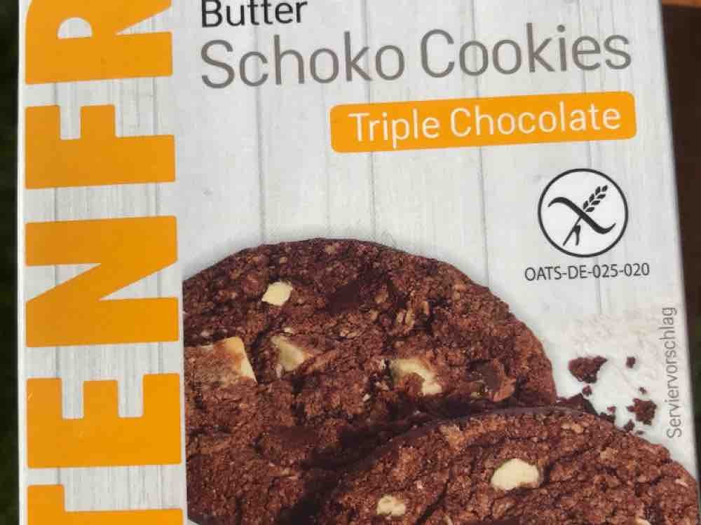 Butter Schoko Cookies, Triple Chocolate von Anq | Hochgeladen von: Anq