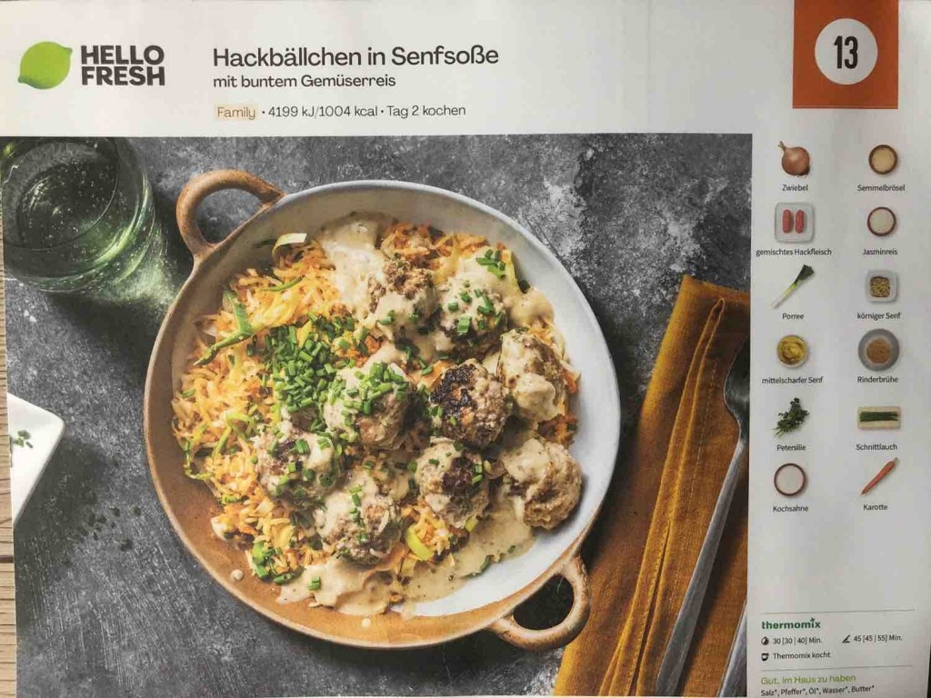 hello fresh Hackbällchen in Senfsoße von Paddy693 | Hochgeladen von: Paddy693