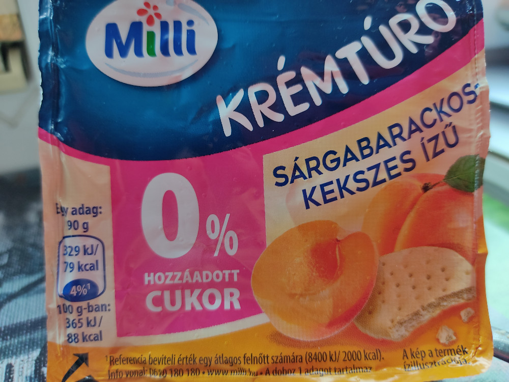 Milli kremturo 0% cukor, sargabarackos kekszes von szilvifz186 | Hochgeladen von: szilvifz186