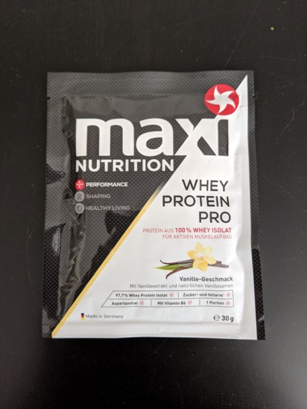 Maxi Nutrition Whey Protein Pro, Vanille Geschmack von kreischwe | Hochgeladen von: kreischweide