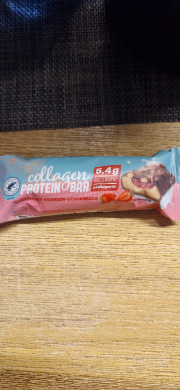 Collagen Proteinbar, Joghurt-Erdbeer von Nad1 | Hochgeladen von: Nad1 Collagen Proteinbar, Joghurt-Erdbeer von Nad1 | Hochgeladen von: Nad1