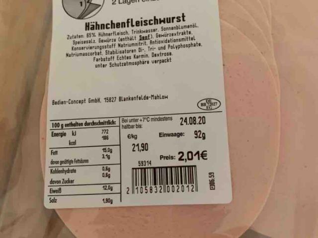 Hähnchen fleischwurst von Tiffi76 | Hochgeladen von: Tiffi76