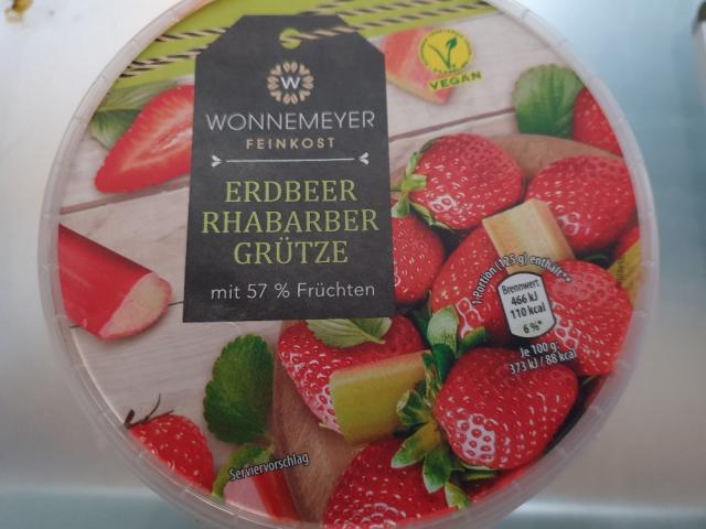 Erdbeer Rabarber Grütze, mit 57% Früchten von Jaeger19 | Hochgeladen von: Jaeger19