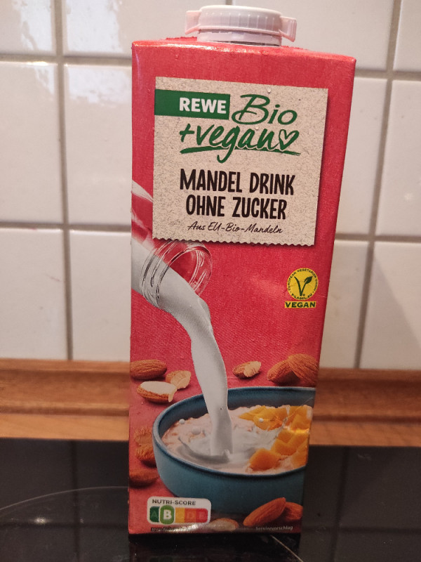 Rewe Bio, Mandel Drink ohne Zucker Kalorien Neue Produkte Fddb
